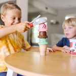 Product Melissa & Doug Pretend Play: Wood Scoop & Stack - Ice Cream Playset (6074871) thumbnail image