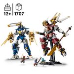 Product LEGO® NINJAGO®: The Twin Titan Mechs (71870) thumbnail image