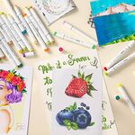 Product OHUHU Honolulu Alcohol Art Markers Set 72 Colours Brush & Chisel thumbnail image