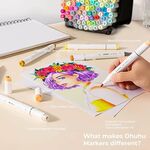 Product OHUHU Honolulu Alcohol Art Markers Set 72 Colours Brush & Chisel thumbnail image