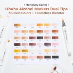 Product Ohuhu Markers Brush & Chisel 36 Skin Tone Markers thumbnail image