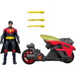 Product Φιγούρα Δράσης Mattel DC Super-Villains: Robin Cycle (JMD51) thumbnail image