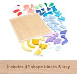 Product Παζλ Fisher-Price - Wooden Space Blocks Puzzle (HXY42) thumbnail image