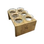 Product Peaky Blinders Shot Glasses Wooden Holder thumbnail image