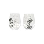 Product Disney Holiday Set of 2 Glasses Mickey & Minnie thumbnail image