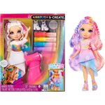 Product Κούκλα MGA Rainbow High: Air-Brush Color Me Doll - Purple Eyes (543350) thumbnail image