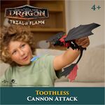 Product Spin Master How to Train Your Dragon: Trial of Flame - Blazing Battles Toothless Cannon Blast Playset (20156294) thumbnail image