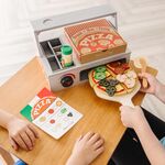 Product Melissa & Doug Pretend Play: Wood - Top Bake Pizza Counter Playset (6074890) thumbnail image