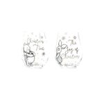 Product Disney Holiday Set Of 2 Glasses Pooh and Piglet thumbnail image
