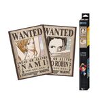 Product One Piece Set 2 Chibi Poster Wanted Nami & Robin thumbnail image
