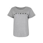 Product Friends Titles Ringer Grey Heather Ladies T-shirt thumbnail image