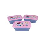 Product Disney Minnie Mouse 3pcs Snack Containers Feel Good thumbnail image