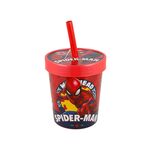 Product Marvel Spider-Man Ice Cream Tup Straw Tumbler thumbnail image