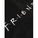 Product Dressing Gown Friends Black Fleece thumbnail image