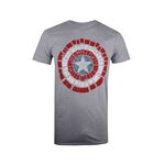 Product Marvel CA Shield Shattered T-shirt thumbnail image