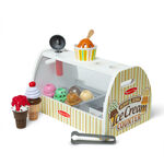 Product Melissa &amp; Doug Pretend Play: Wood - Scoop & Serve Ice-Cream Counter Play Set (6074905) thumbnail image