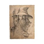 Product The Hobbit Art Print Portrait of Gandalf the Grey thumbnail image