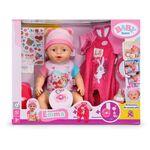Product Κούκλα Zapf Creation: Baby Born Emma Interactive Doll With Accessories &amp; Romper (43cm) (840504) thumbnail image