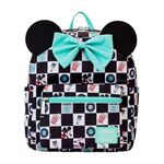 Product Loungefly Mickey and Minnie Lenticular Feature Mini Backpack thumbnail image