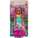 Product Mattel Barbie: Chelsea - Floral Blue Dress with Pink Hair Doll (JKH59) thumbnail image
