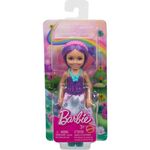 Product Mattel Barbie: Chelsea - Floral Purple Dress with Purple Hair Doll (JKH60) thumbnail image