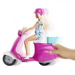 Product Mattel Barbie: Barbie Vehicles - Barbie Scooter & Doll (GBK85) thumbnail image