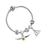 Product Harry Potter Silver Plated Deathly Hallows Charm Bracelet thumbnail image