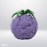 Product Κουμπαράς One Piece Dark-Dark Fruit Money Box PVC 13cm thumbnail image
