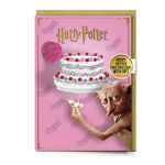 Product Harry Potter Dobby Happy Birthday Cake Greetings card with Button Badge thumbnail image