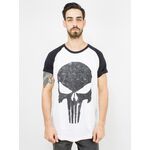 Product The Punisher Jagged Skull White T-Shirt thumbnail image