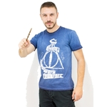 Product Harry Potter Master Of Death Blue T-Shirt thumbnail image