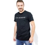Product Friends Logo Black T-Shirt thumbnail image