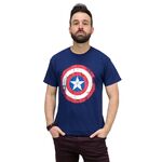 Product Captain America Shield Distressed T-Shirt thumbnail image