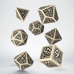 Product Dwarven Dice Set: Beige & Black thumbnail image