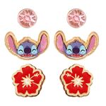 Product Disney Stitch 3 Pairs of Studs Earrings Mix thumbnail image