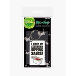 Product Rick & Morty Rubber Keychain Szechuan Sauce thumbnail image