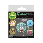 Product Κονκάρδες Rick and Morty Heads Badge Pack thumbnail image