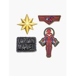 Product Marvel Collectors Pins Captain Marvel (4-Pack) thumbnail image