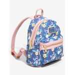 Product Loungefly Stitch and Scrub Floral Print Mini Backpack thumbnail image