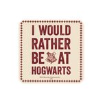 Product Single Coaster Harry Potter I'd Rather Be At Hogwarts thumbnail image