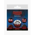 Product Stranger Things Pin Badges 5-Pack Characters thumbnail image