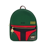 Product Loungefly Star Wars Boba Fett Convertible Mini Backpack thumbnail image