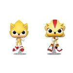 Product Φιγούρα Funko Pop! Sonic The Hedgehog -Super Sonic & Shadow (Flocked) (Special Edition) 2-Pack thumbnail image