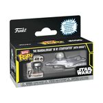 Product Φιγούρα Funko Bitty Pop! Rides: Star Wars - TheMandalorian in N1 Starfighter (with Grogu) thumbnail image