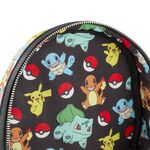 Product Τσάντα Πλάτης Loungefly Pokemon Pikachu And Starters Aop Mini Backpack thumbnail image