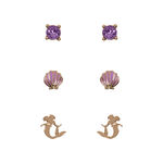Product Disney Little Mermaid 3 Pairs of Studs Earrings thumbnail image
