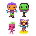 Product Φιγούρες Funko Pop! 4-Pack Marvel Guardians of the Galaxy Vol.2 Star-Lord /Gamora / Groot /Rocket Raccoon (Blacklight) (Special Edition) thumbnail image