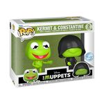 Product Funko Pop! Disney: The Muppets - Kermit & Constantine 2-Pack (Special Edition) thumbnail image