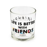 Product Friends Life Is Better Tumbler Glass thumbnail image