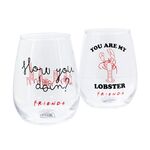 Product Friends Set of 2 Glasses Stemless Wine Glasses thumbnail image
